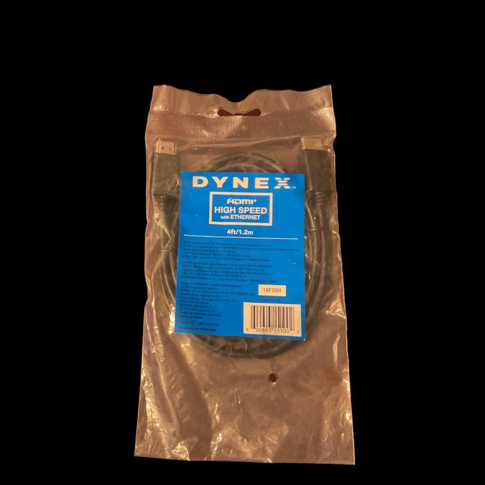 Dynex HDMI High Speed Internet Cable